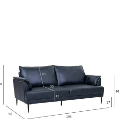 Ledersofa Yanatada