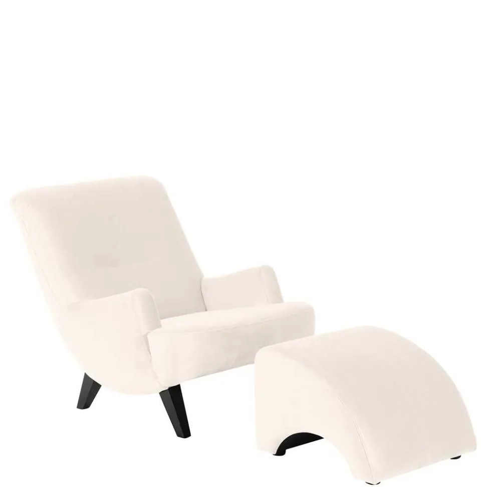 Lesesessel optional mit Hocker Enrossino