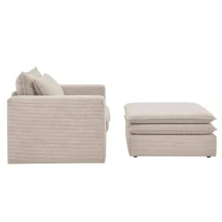 Loft Sessel mit Hocker Edance