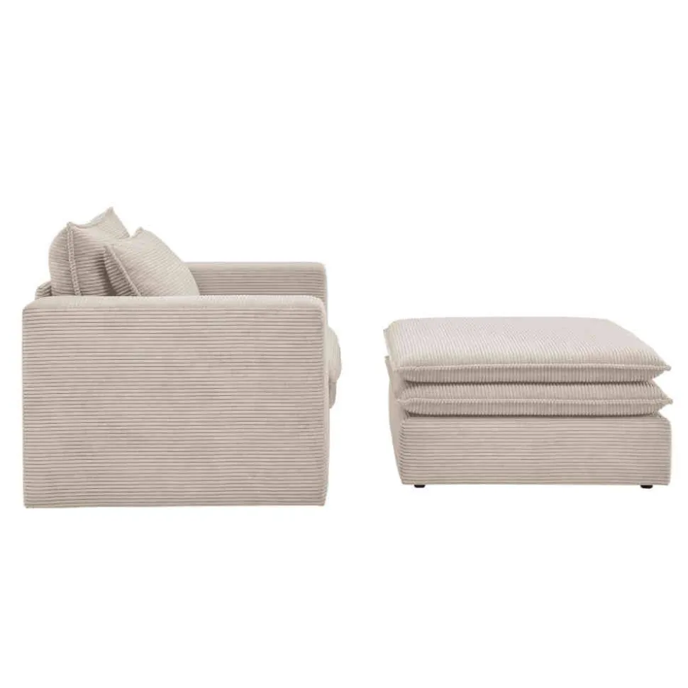 Loft Sessel mit Hocker Edance