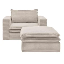 Loft Sessel mit Hocker Edance