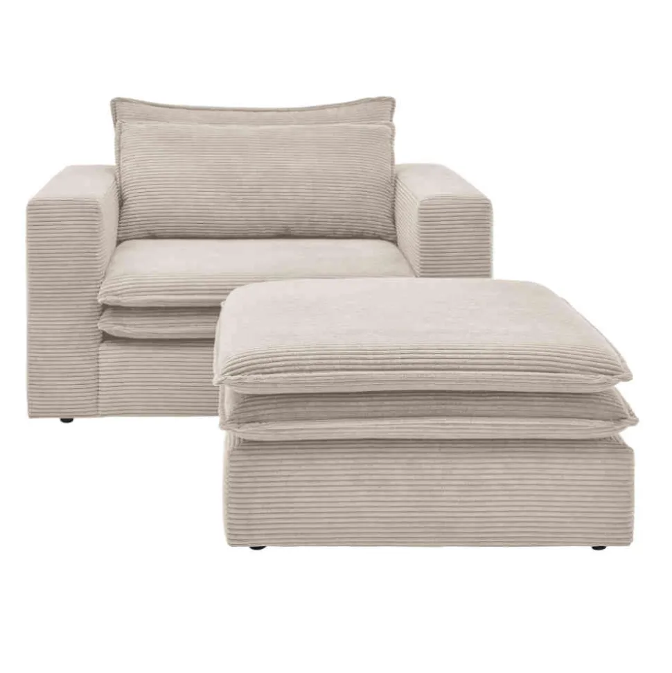 Loft Sessel mit Hocker Edance