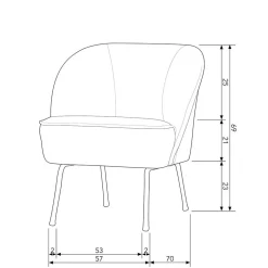 Lounge Sessel Blagina