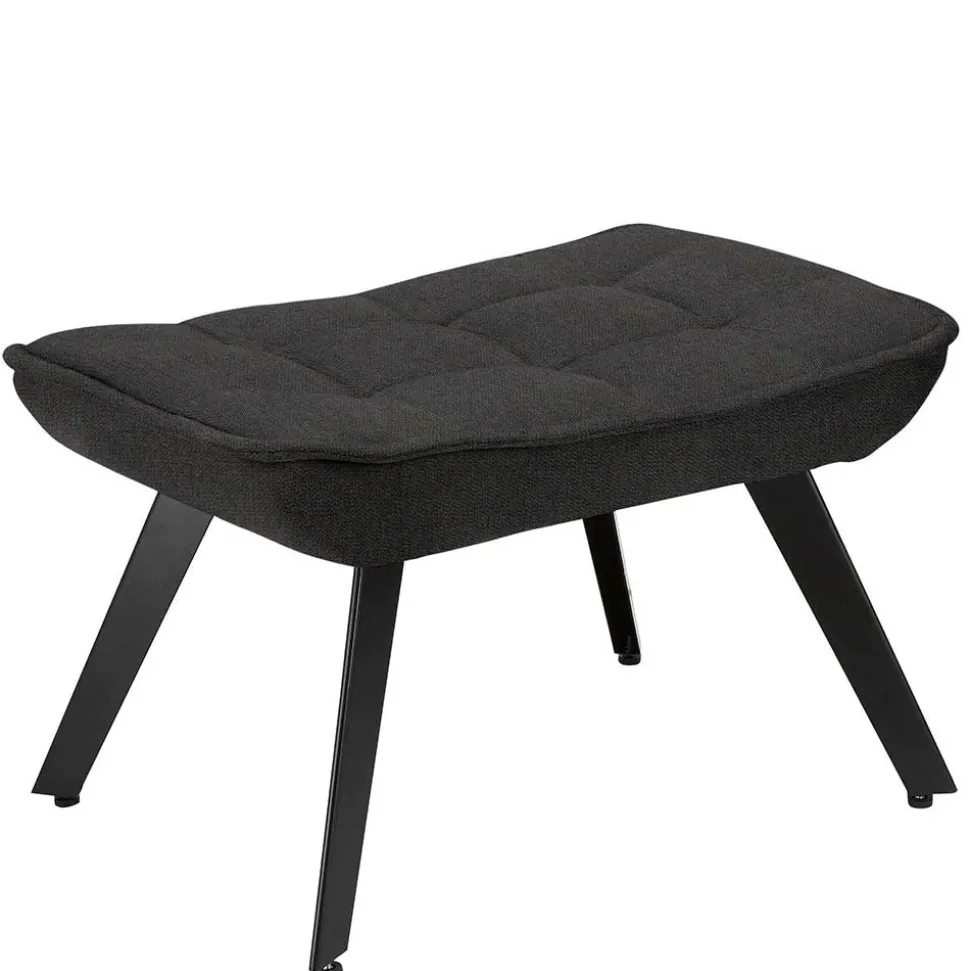 Lounge Sessel mit Hocker Nerella