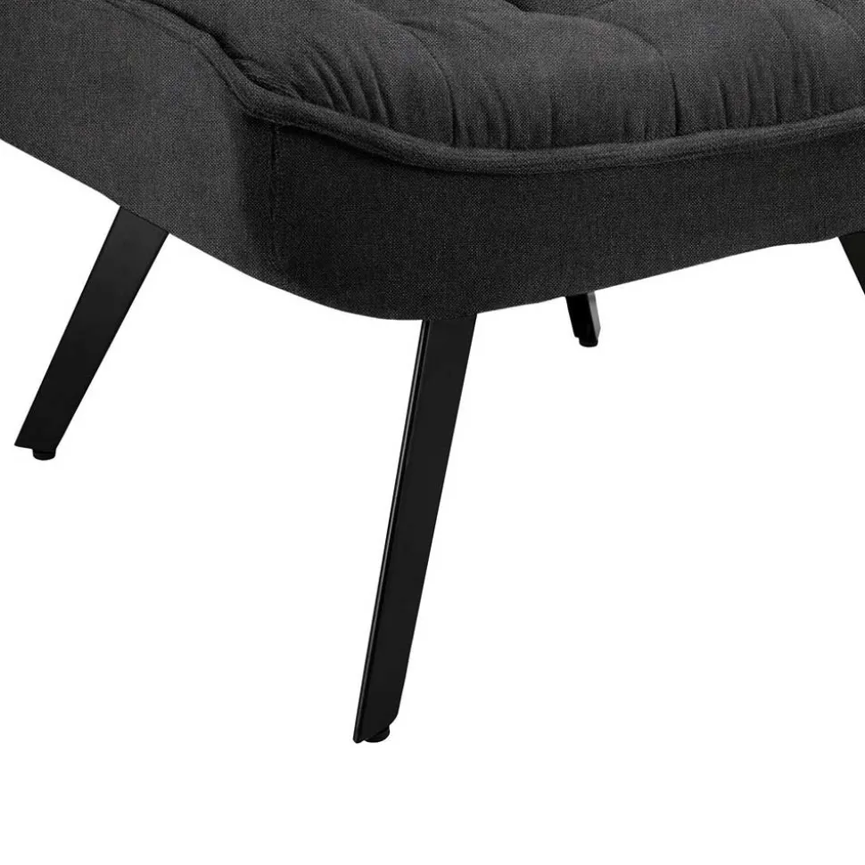 Lounge Sessel mit Hocker Nerella