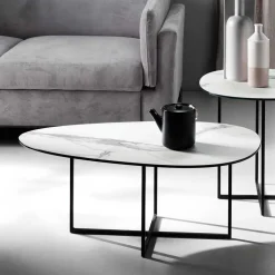 Marmor Optik Couchtisch Drobeta