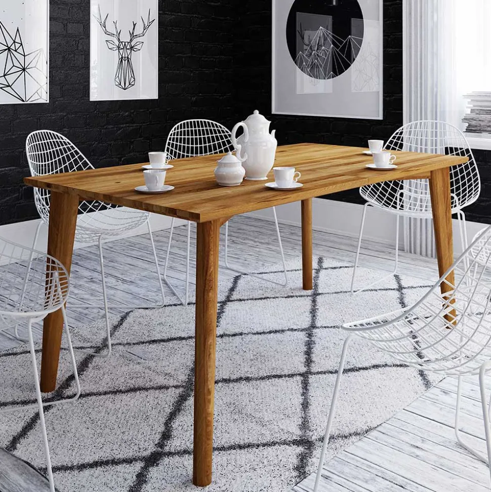 Massiver Holztisch Vinial