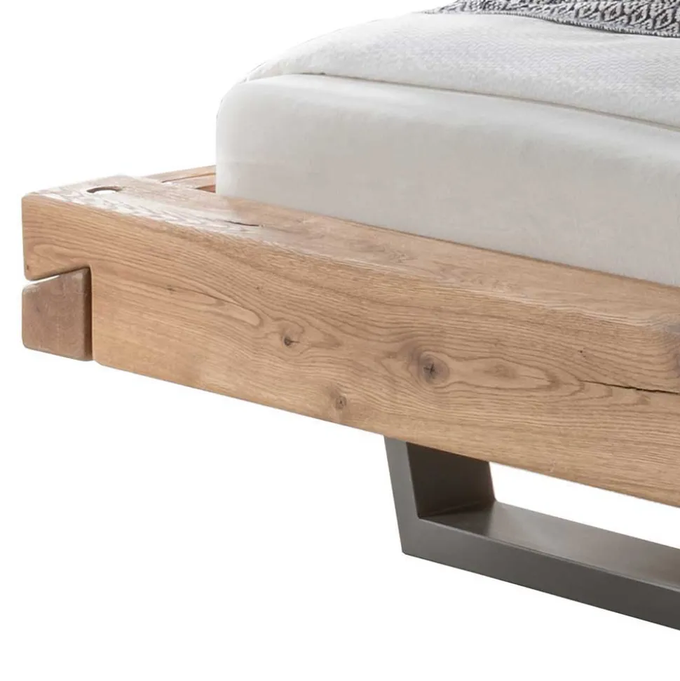 Massivholz Balkenbett Spid