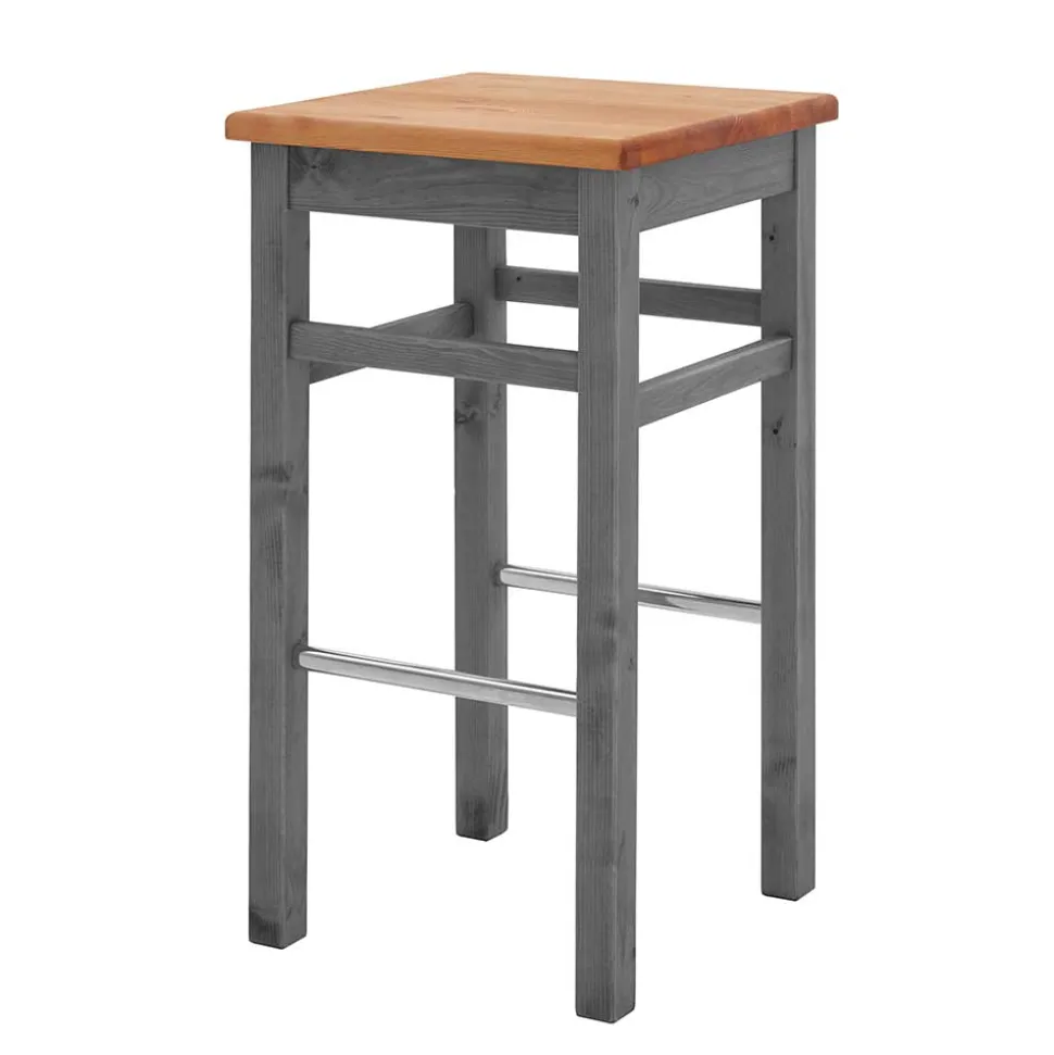 Massivholz Barhocker Candabria