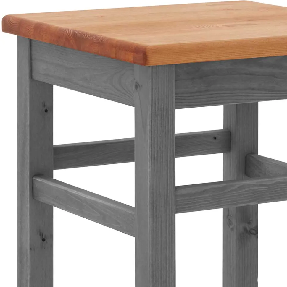 Massivholz Barhocker Candabria