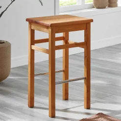 Massivholz Barhocker Lienna