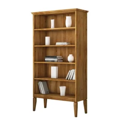 Massivholz Bücherregal Tyvoria