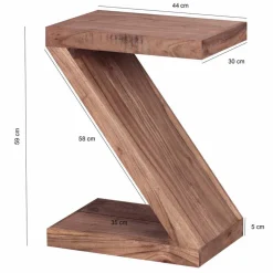 Massivholz Beistelltisch Selvas