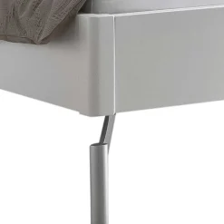 Massivholz Bett in Weiß Olessa