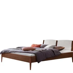 Massivholz Bett Nussbaum Lactona