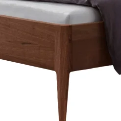 Massivholz Bett Nussbaum Lactona
