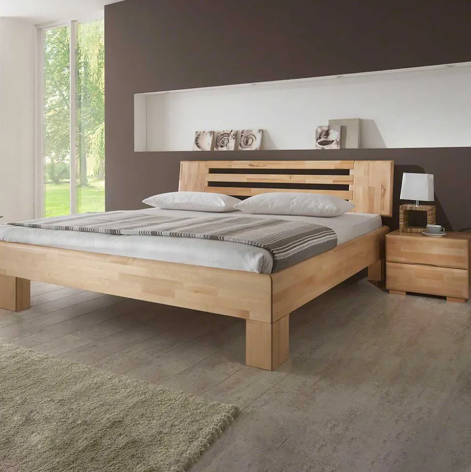 Massivholz Doppelbett Brisco