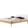 Massivholz Doppelbett Eiche hell Spiaggi
