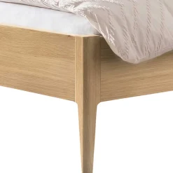 Massivholz Doppelbett Eiche hell Spiaggi