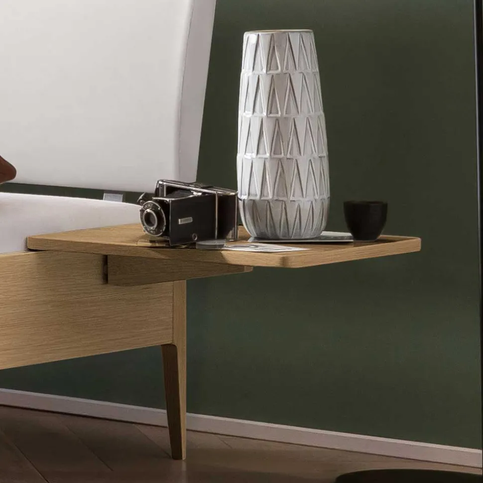 Massivholz Doppelbett Eiche hell Spiaggi