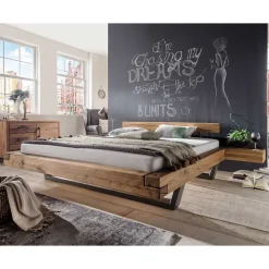 Massivholz Doppelbett Isner