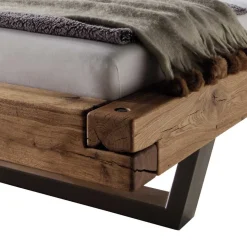 Massivholz Doppelbett Isner