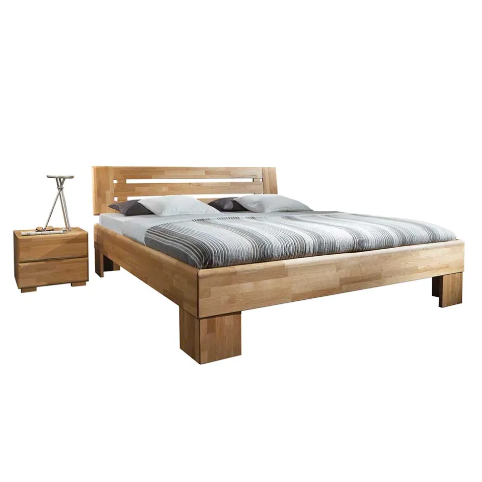 Massivholz Doppelbett Restania