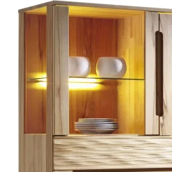 Massivholz Highboard Suvanica