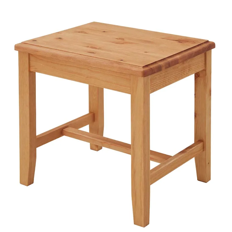Massivholz Hocker Drobeta