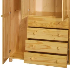 Massivholz Kleiderschrank Plazero