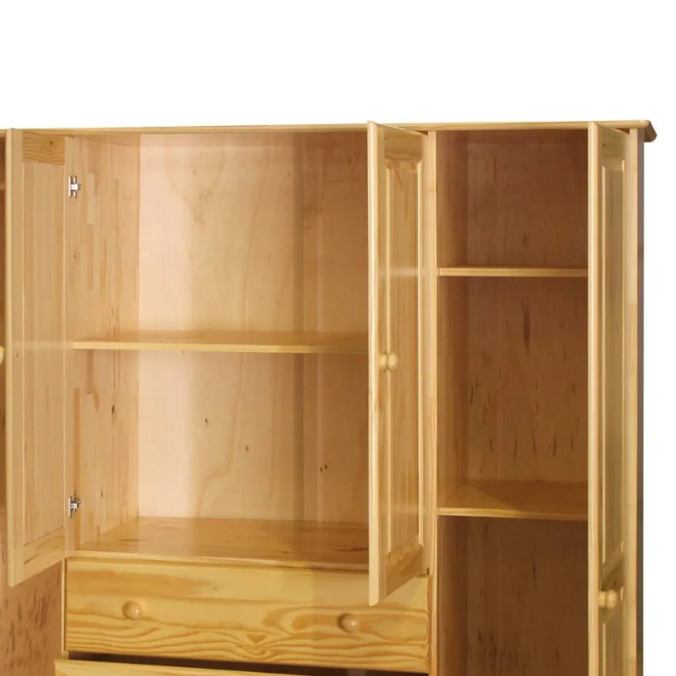 Massivholz Kleiderschrank Plazero