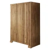 Massivholz Kleiderschrank Sascora