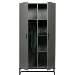 Massivholz Kleiderschrank Nolviran