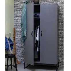 Massivholz Kleiderschrank Nolviran