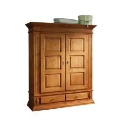 Massivholz Kleiderschrank Leoniara