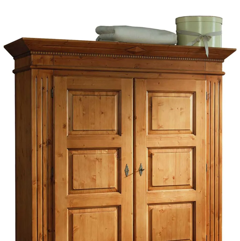 Massivholz Kleiderschrank Leoniara