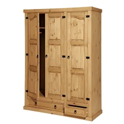 Massivholz Kleiderschrank Ravona