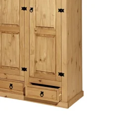 Massivholz Kleiderschrank Ravona