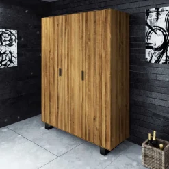 Massivholz Kleiderschrank Vaneri