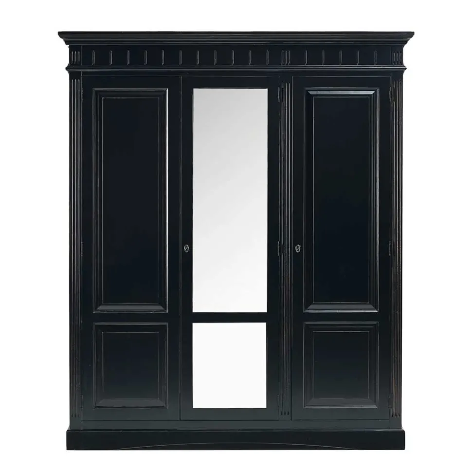 Massivholz Kleiderschrank Rambano