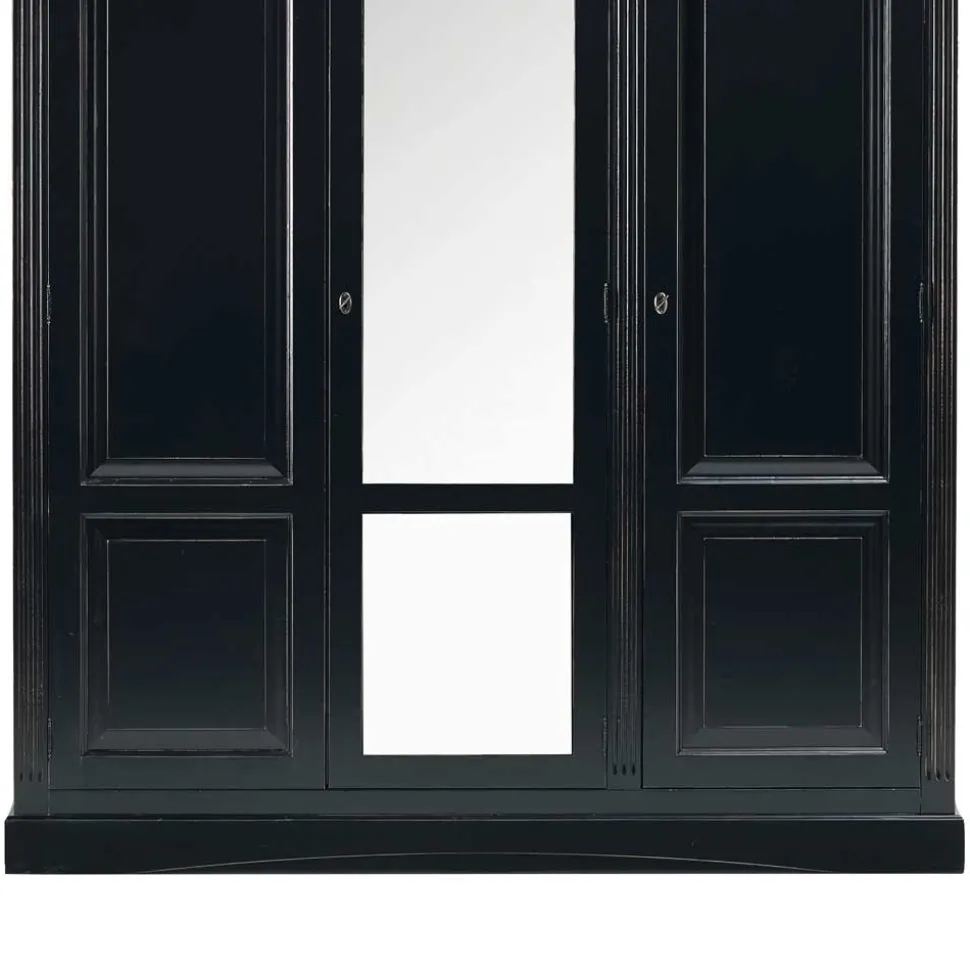 Massivholz Kleiderschrank Rambano