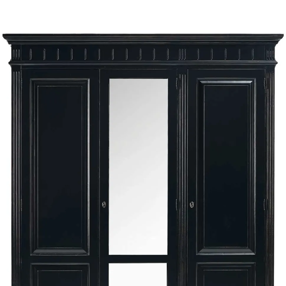Massivholz Kleiderschrank Rambano