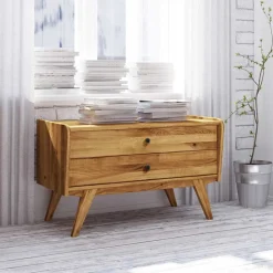 Massivholz Kommode Carilla