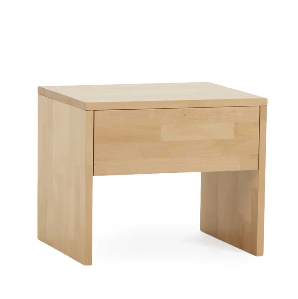 Massivholz Nachttisch Tubrina