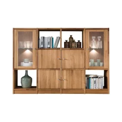 Massivholz Regalwand Dascalo