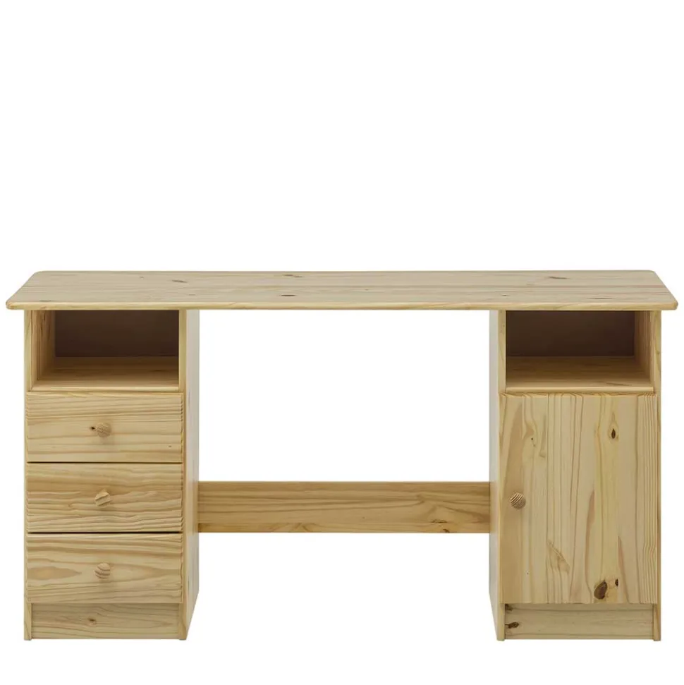 Massivholz Schreibtisch Stopp