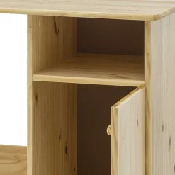 Massivholz Schreibtisch Stopp