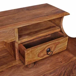 Massivholz Schreibtisch Velinan