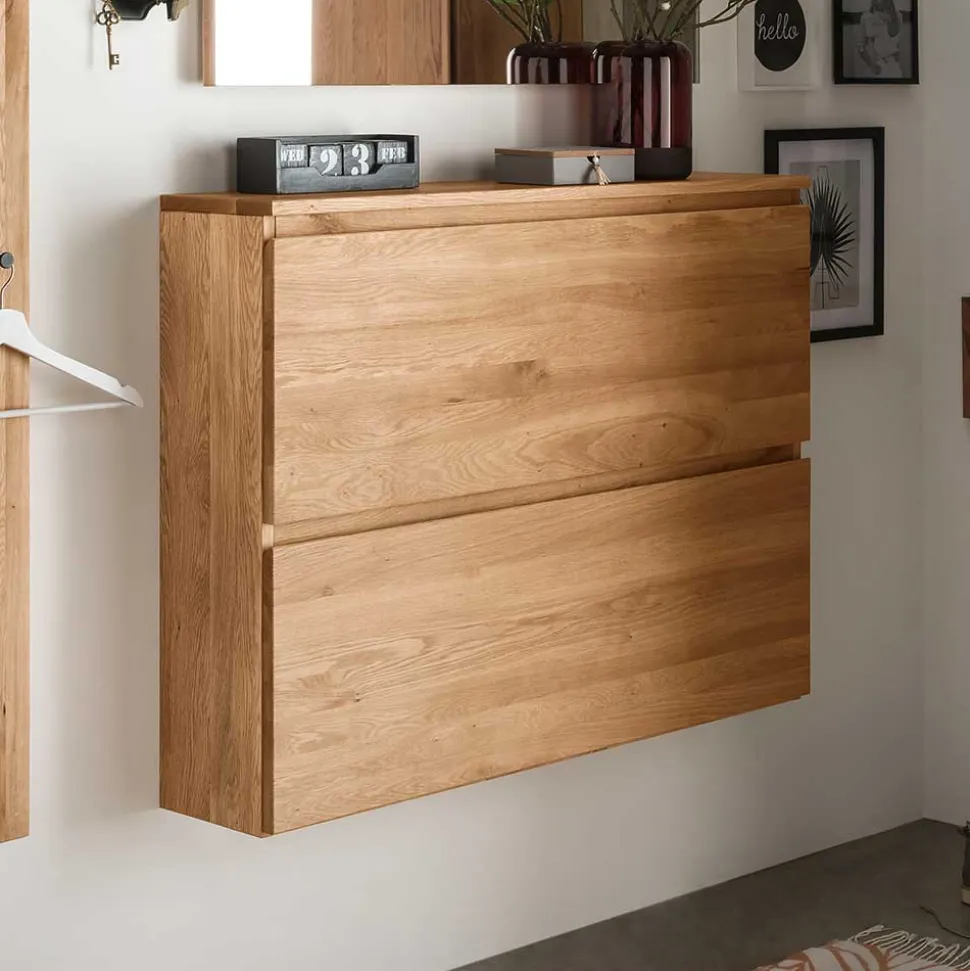 Massivholz Schuhschrank Nietran