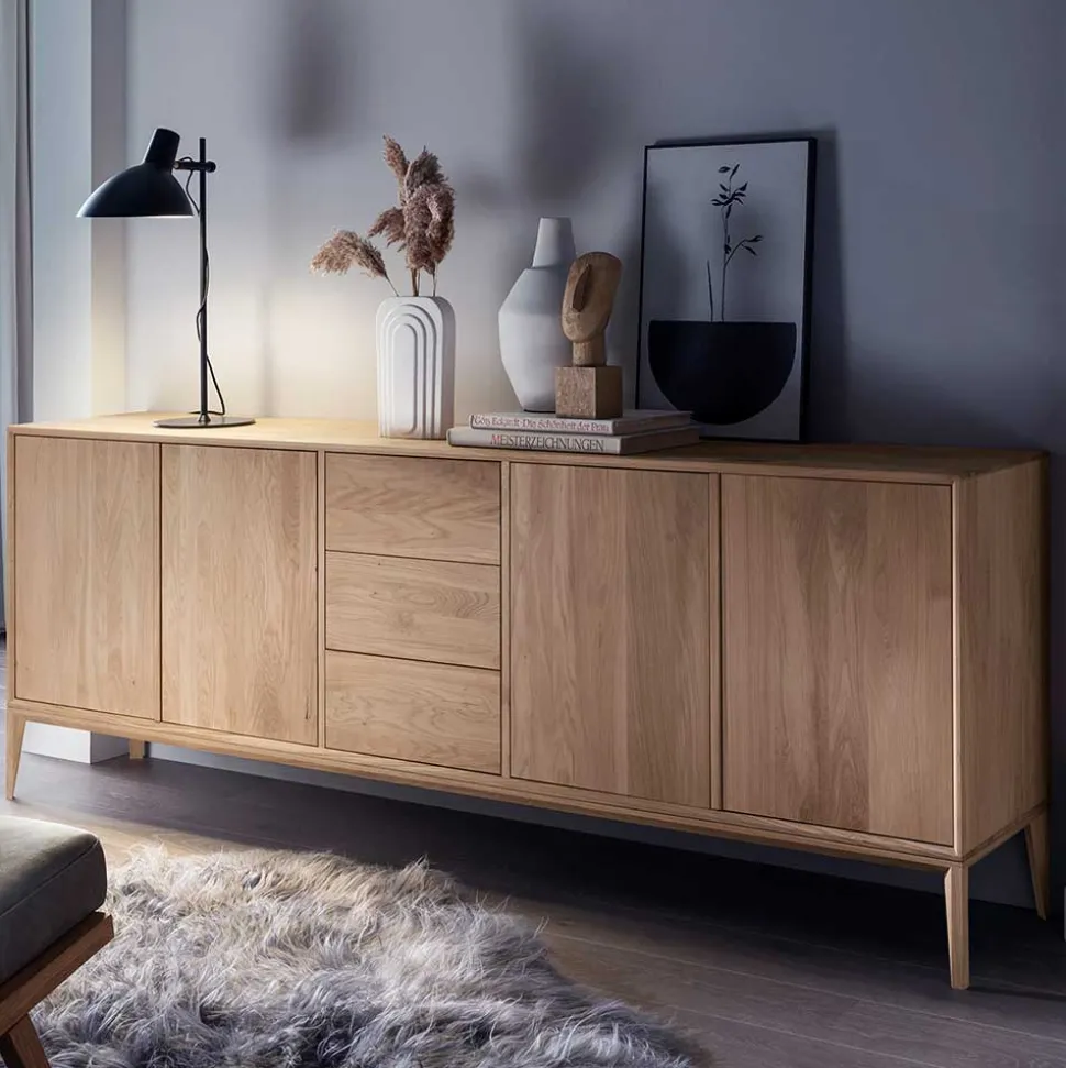 Massivholz Sideboard Belafoma